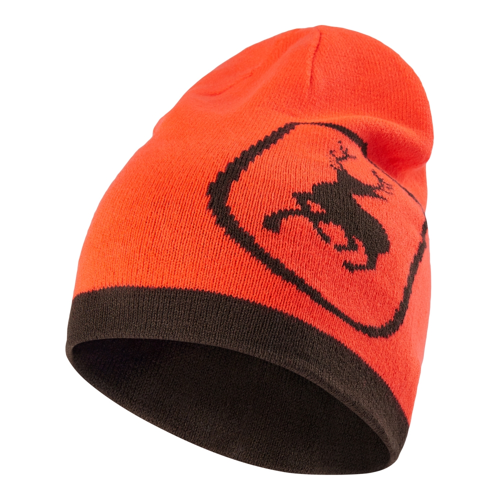 Dwustronna czapka – Cumberland Knitted Beanie Reversible 6748 Orange