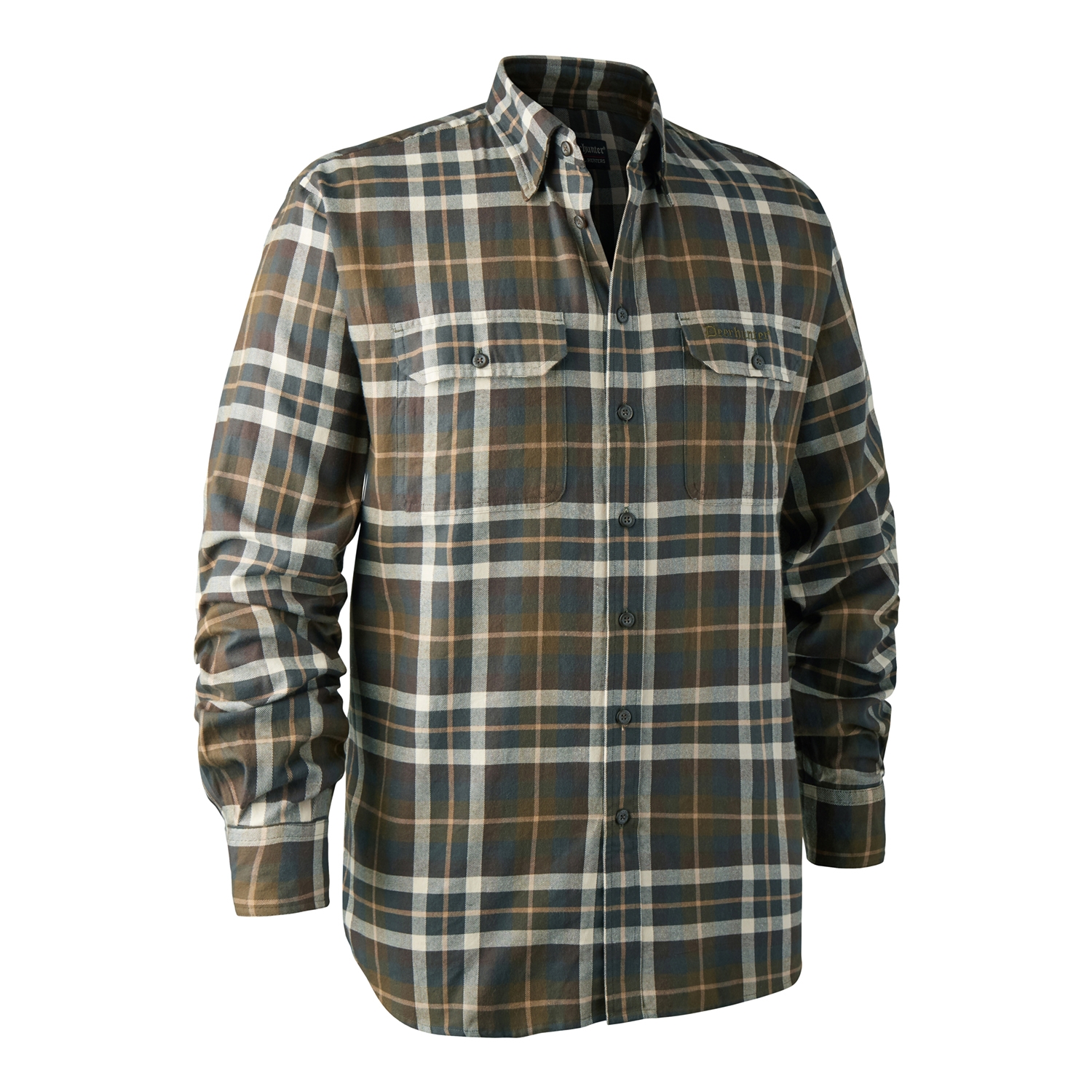 Koszula myśliwska –  Marlon Shirt L/S 8678 Green checkered