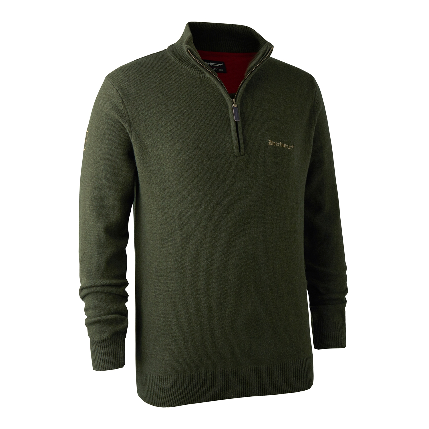Sweter myśliwski – Hastings Knit Zip-neck 8842 Green