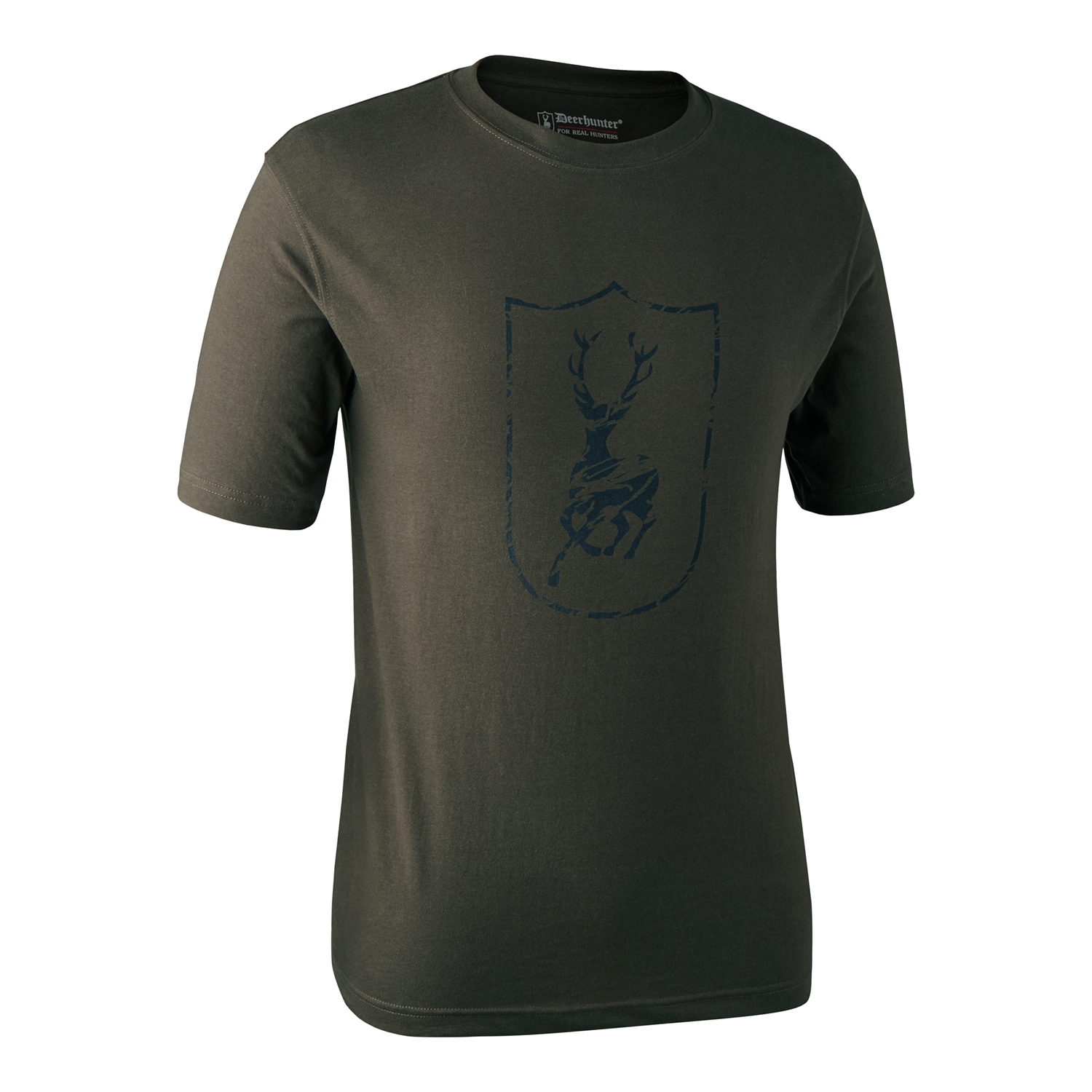 Koszulka myśliwska – Logo T-Shirt S/S 8848 Bark green